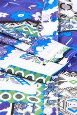 Hazel Blues® |  Printed Button Up Long Sleeve Cardigan