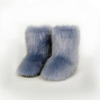 Hazel Blues® |  Thermal Fuzzy Platform Boots