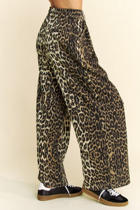 Hazel Blues® |  Davi & Dani Leopard Wide Leg Pants