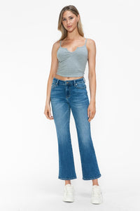 Hazel Blues® |  bytos Cat's Whiskers Mid Rise Ankle Jeans