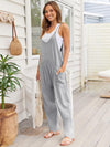 Hazel Blues® |  V-Neck Spaghetti Strap Jumpsuit