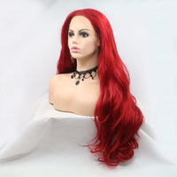 Hazel Blues® |  13*3" Lace Front Wigs Synthetic Long Wavy 24" 130% Density