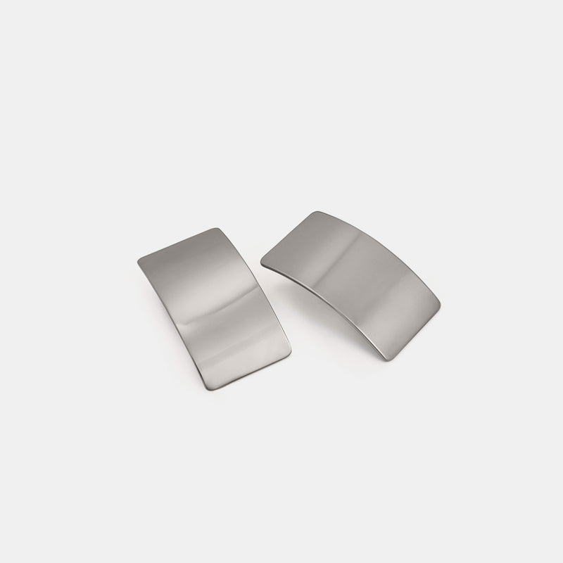 Hazel Blues® |  Stainless Steel Rectangle Earring