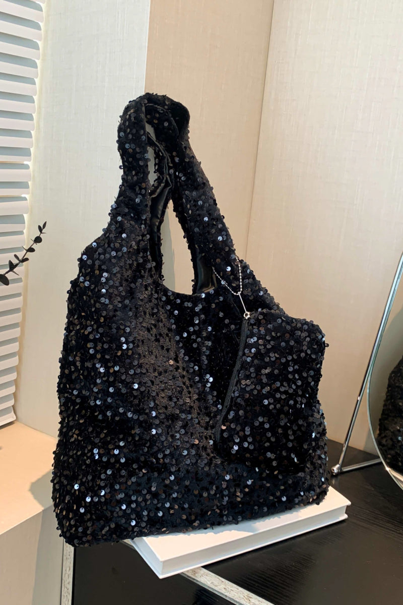 Hazel Blues® |  Sequin Polyester Handbag