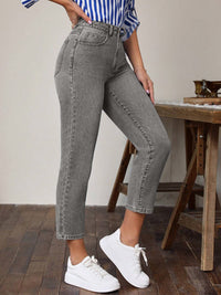 Hazel Blues® |  High Waist Jeans with Pockets