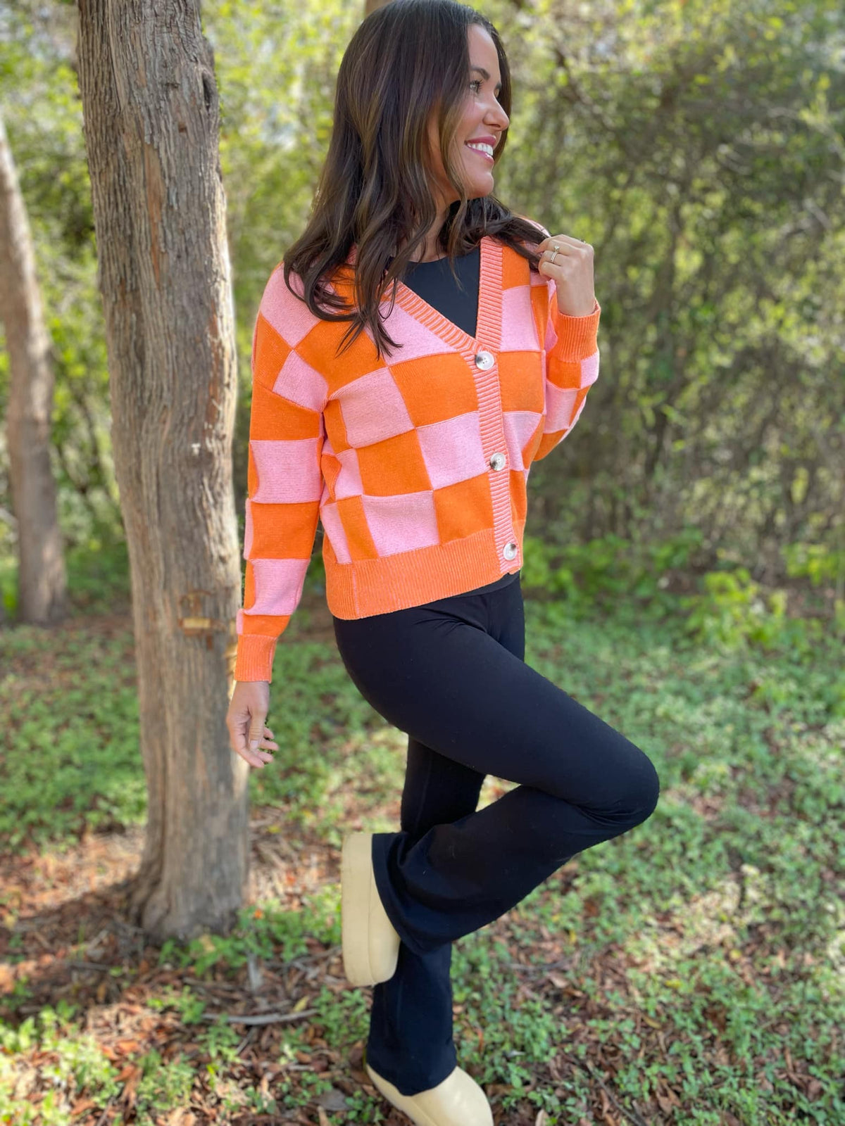 PREORDER: All My Life Checkered Cardigan in Three Colors