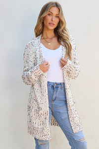 Hazel Blues® |  Open Front Long Sleeve Cardigan