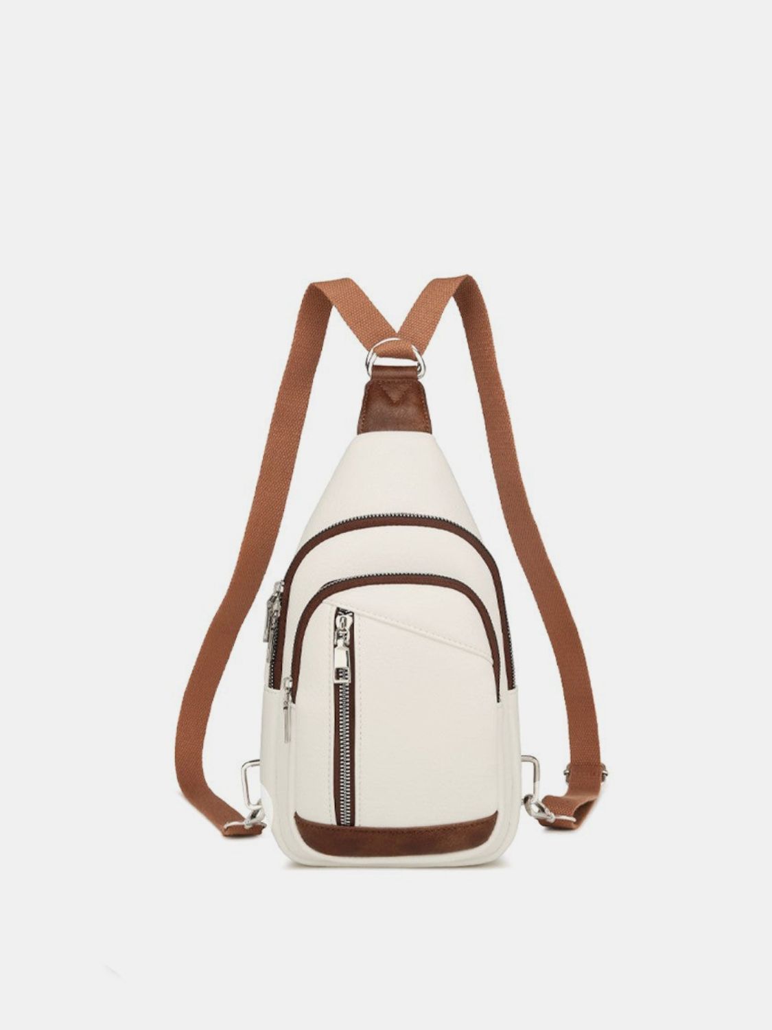 Hazel Blues® |  PU Leather Crossbody Bag with Two Detachable Strap