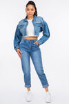 Hazel Blues® |  American Bazi High Waist Pleated Waist Mom Jeans