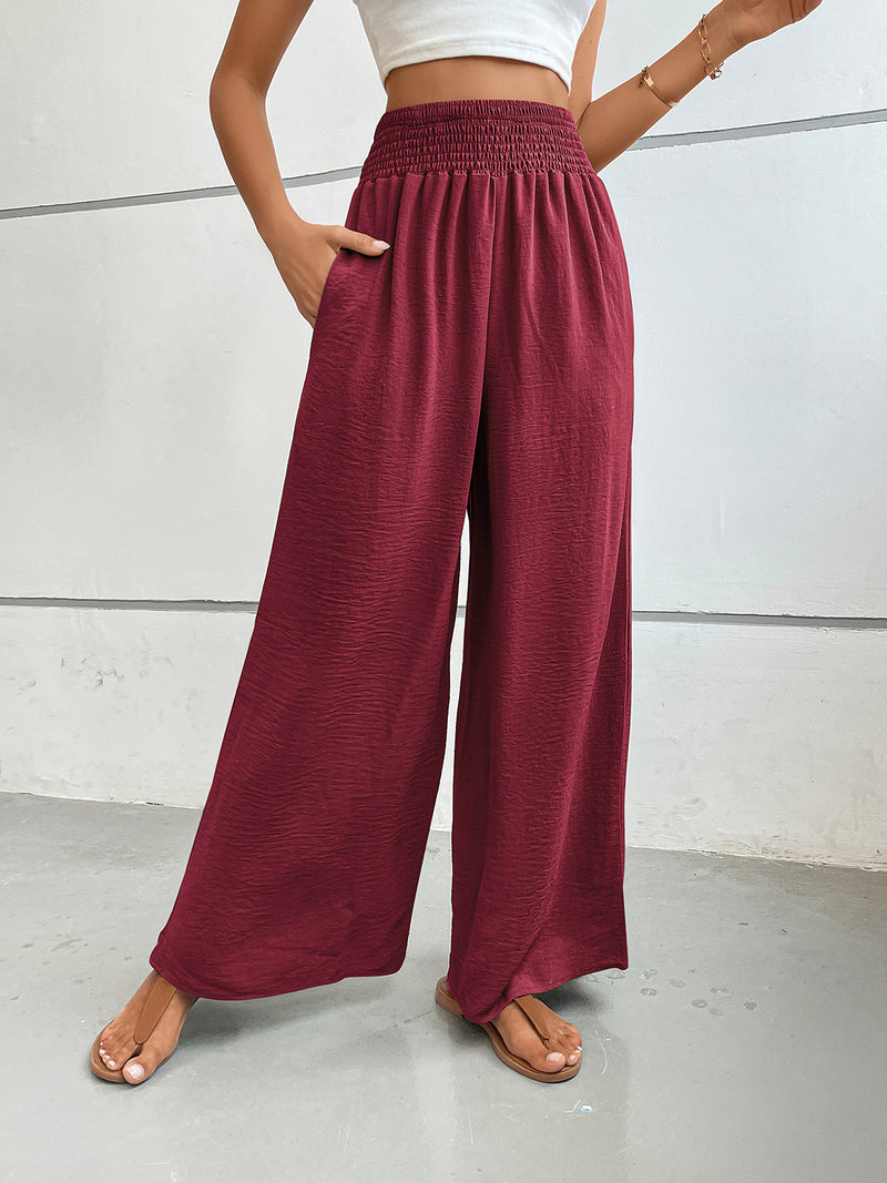 Hazel Blues® |  Perfee Wide Leg Pants with Pockets