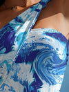 Hazel Blues® |  Cutout Printed One-Shoulder One-Piece Swimwear