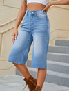 Hazel Blues® |  High Waist Denim Shorts with Pockets