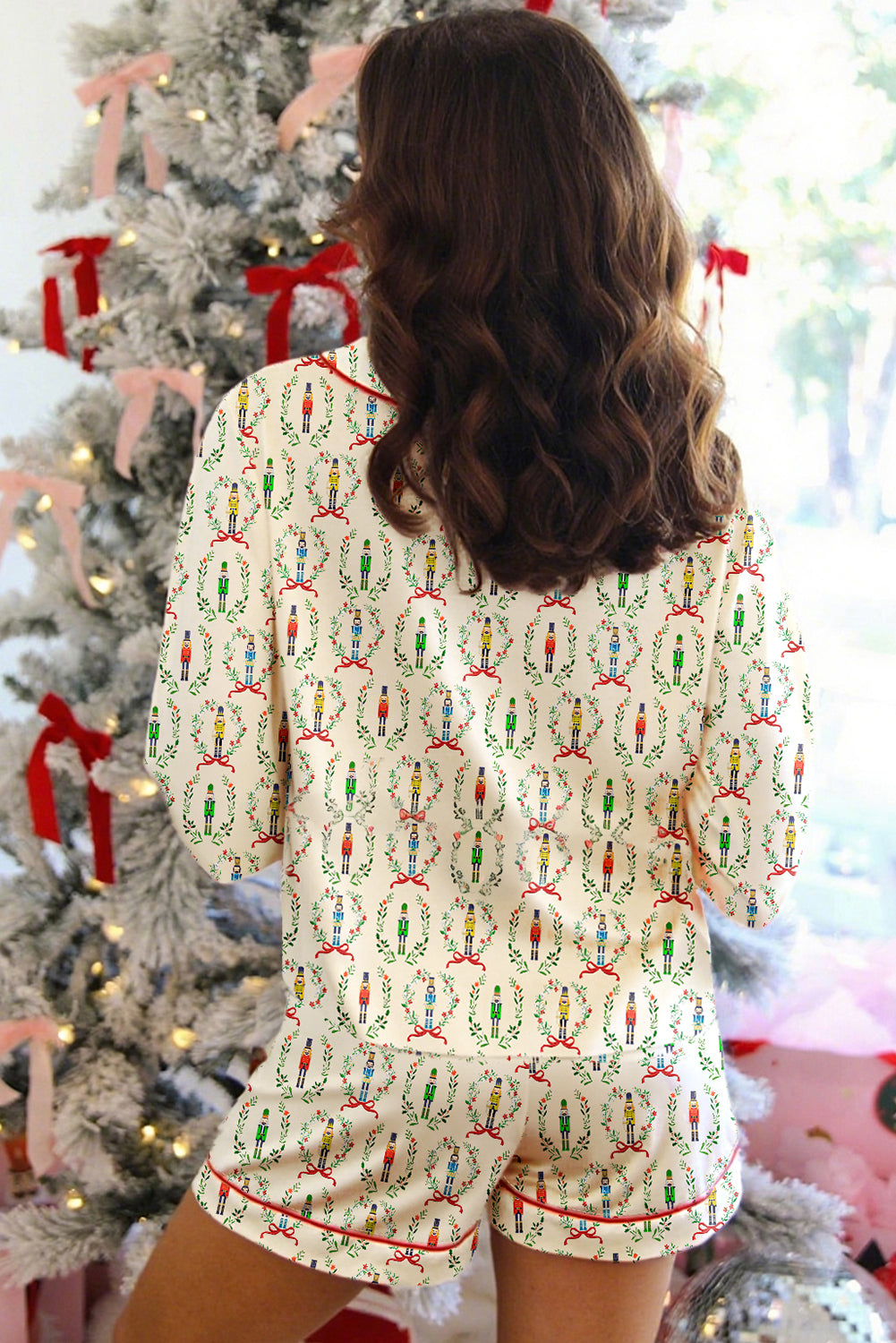 Nutcracker Nights Bow Pajama Set