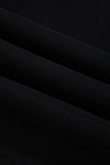 Hazel Blues® |  Black Solid Collared Sweatshirt and High Waist Pants Active Set