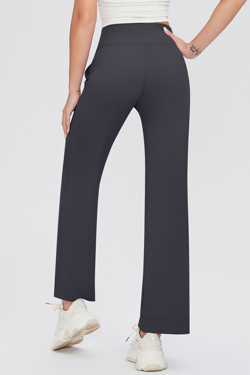 Hazel Blues® |  Basic Bae Drawstring High Waist Pants with Pockets