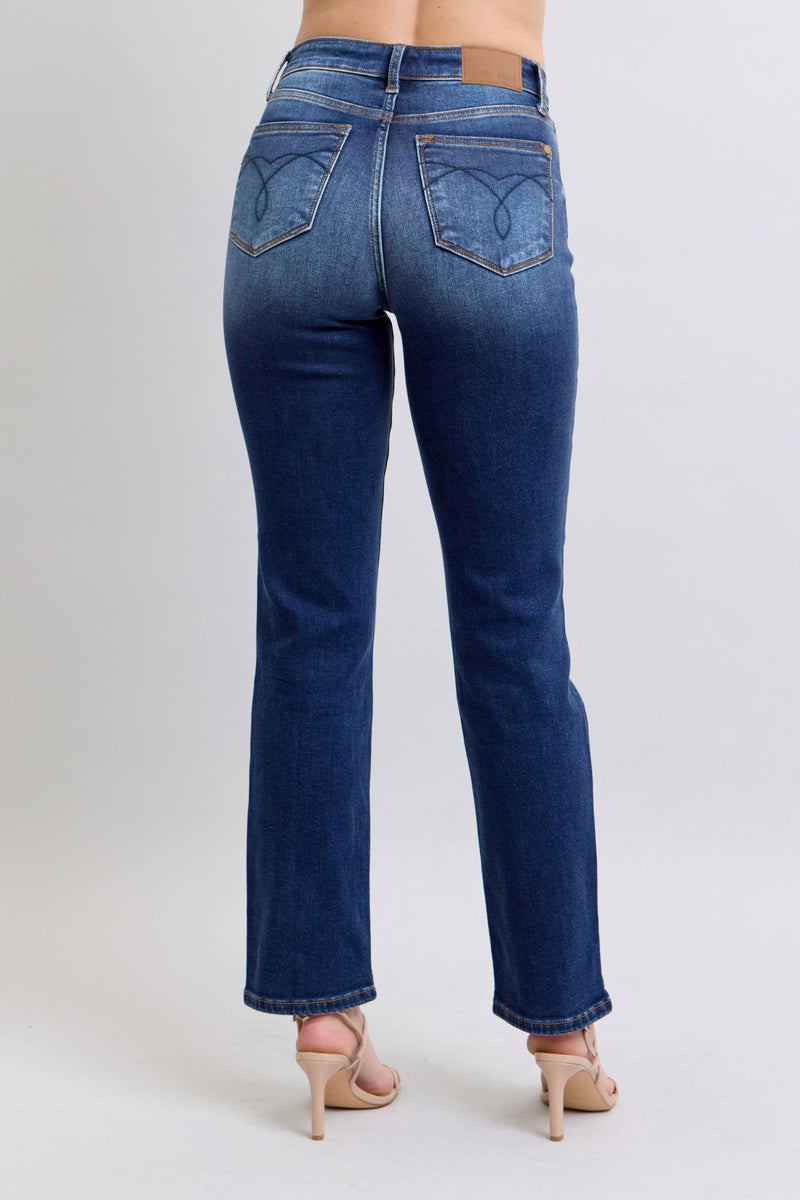 Hazel Blues® |  Judy Blue Washed Straight Leg Jeans with Pockets