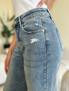 Hazel Blues® |  Judy Blue High Waist Distressed Straight Jeans