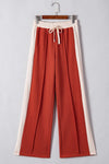 Hazel Blues® |  Drawstring Contrast Wide Leg Pants