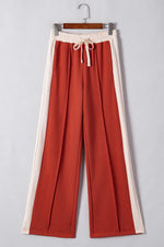 Hazel Blues® |  Drawstring Contrast Wide Leg Pants