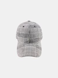 Hazel Blues® |  Plaid Adjustable Cotton Baseball Cap