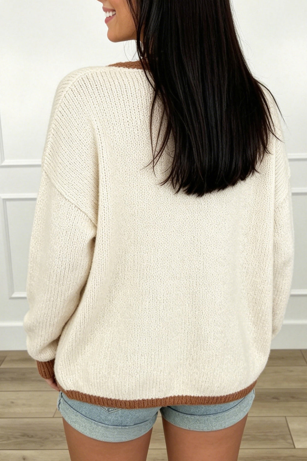 Apricot Avenue Tie-Front Cardigan