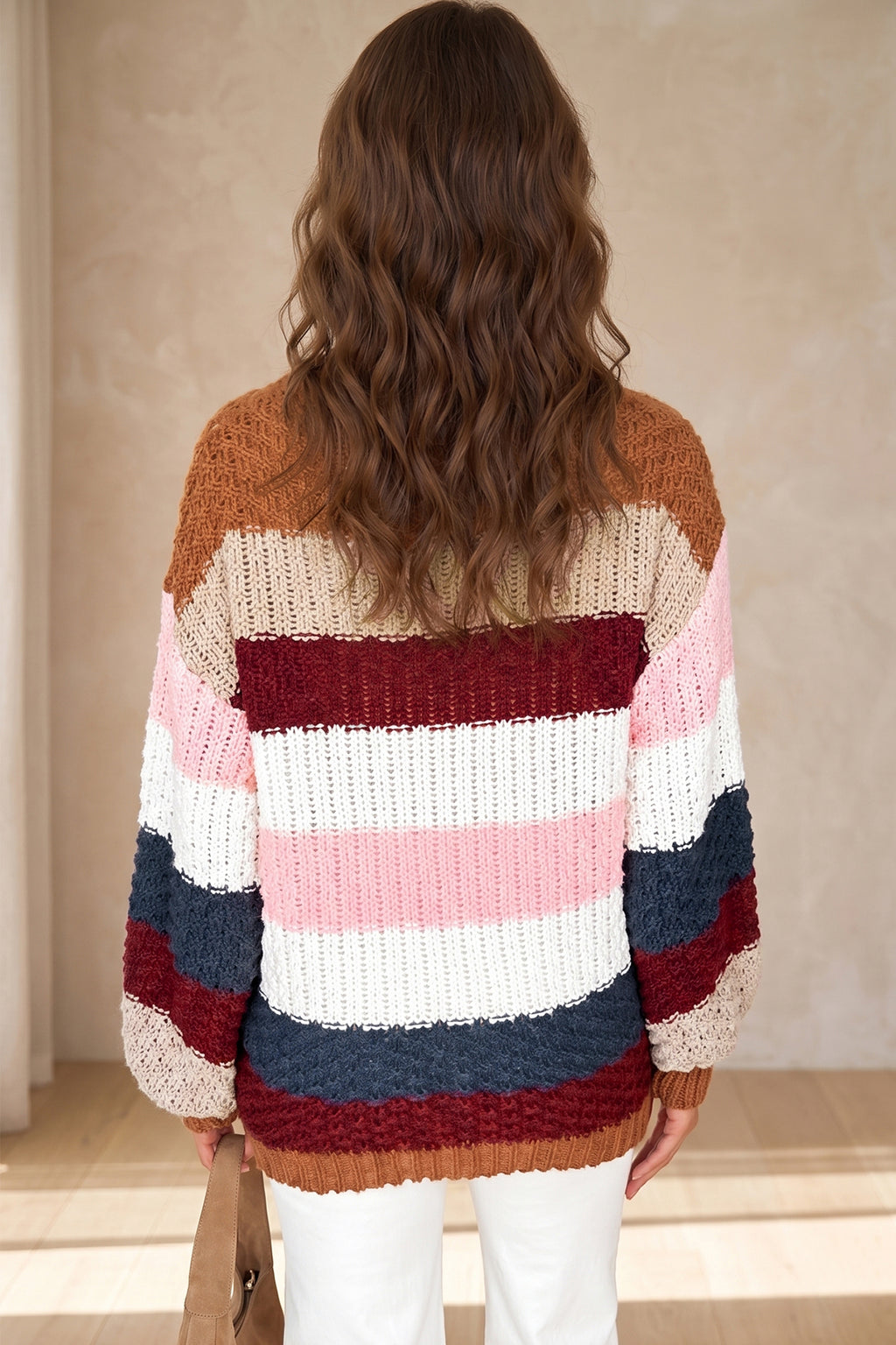 Juliette Mae Multicolor Striped Sweater