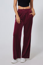 Hazel Blues® |  Evergreen Solid Drawstring Waist Wide Leg Pants