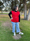Hazel Blues® |  PREORDER: Meet In The Middle Sweater Vest in Two Colors