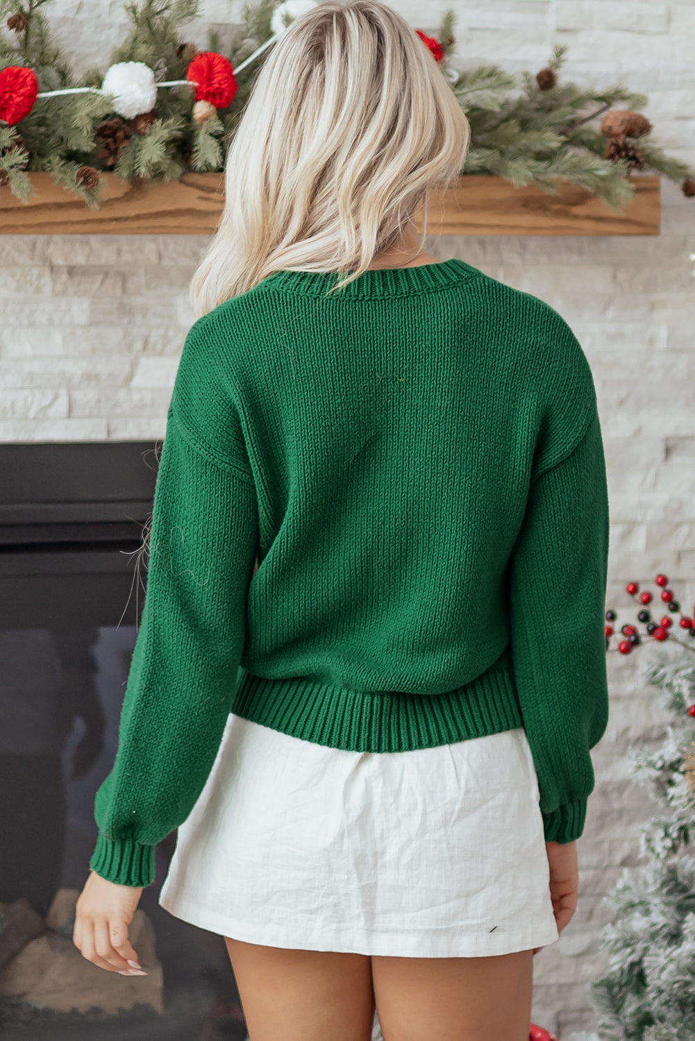 North Pole Darling Plaid Sweater