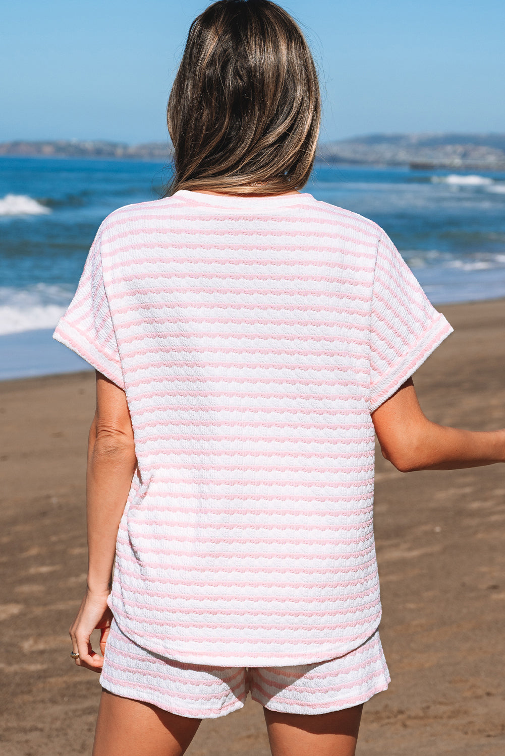 Parker Fleur Striped Short Set
