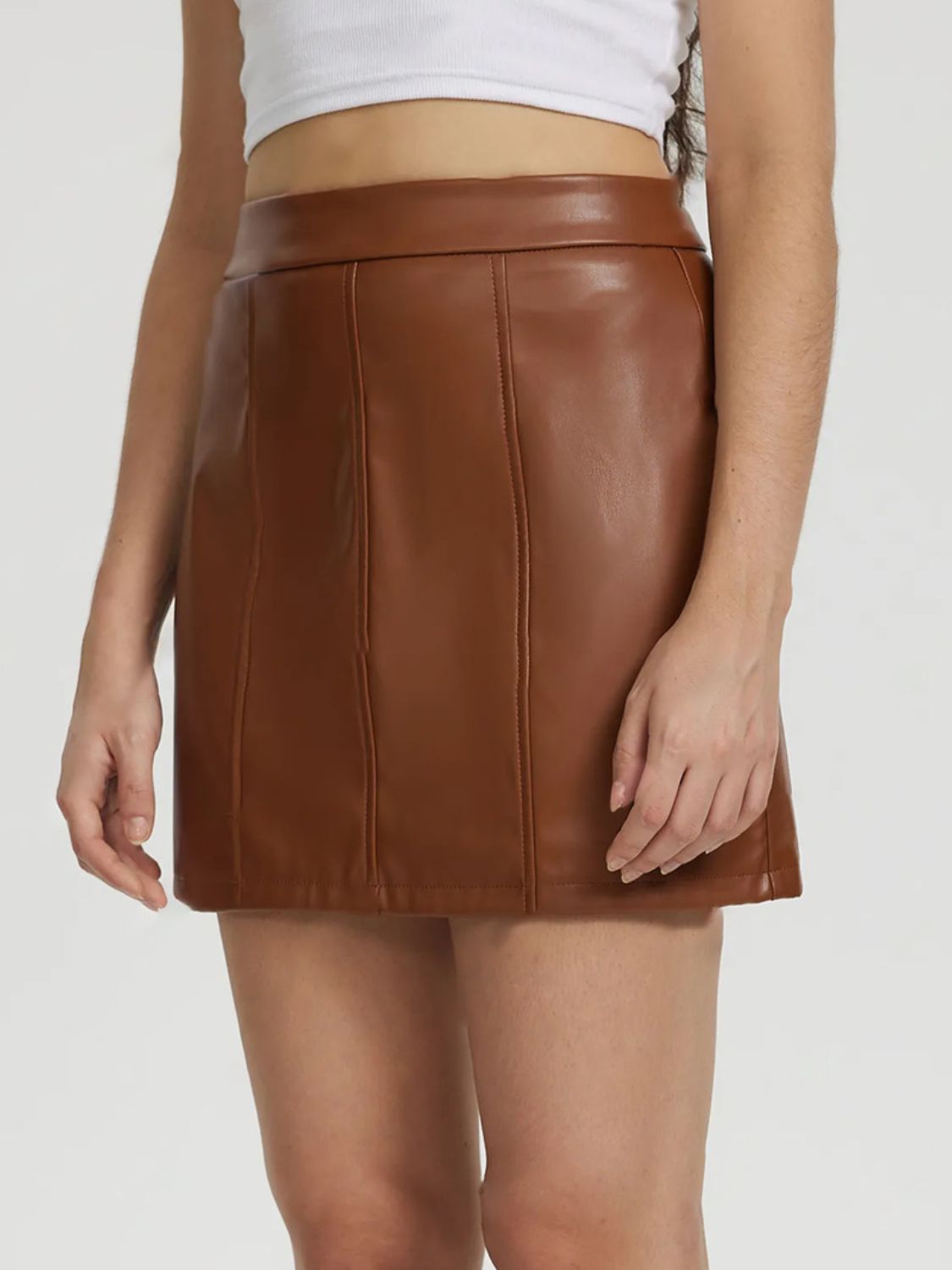 Hazel Blues® |  Mini Skirt with Zipper