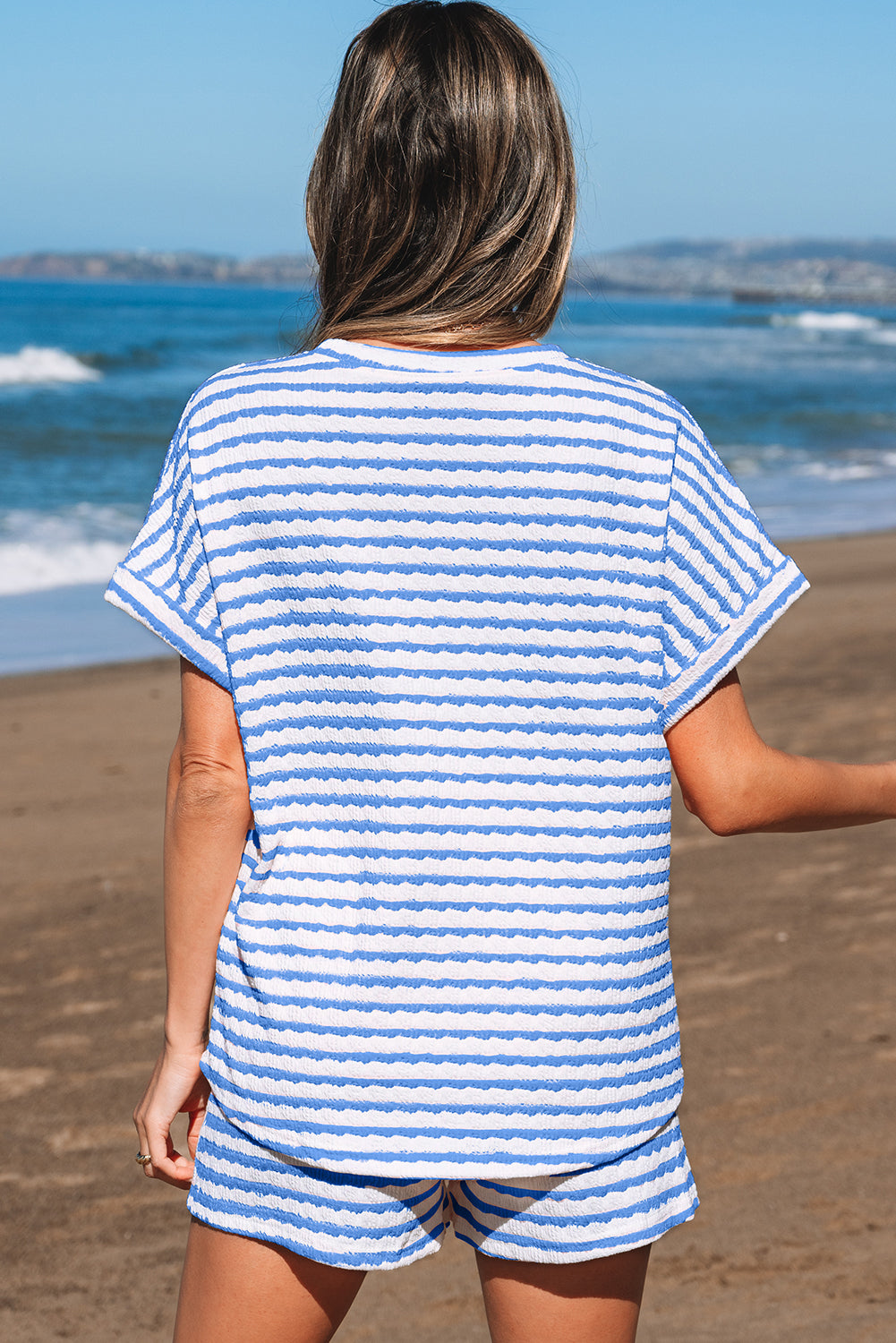 Sophie Fleur Striped Short Set