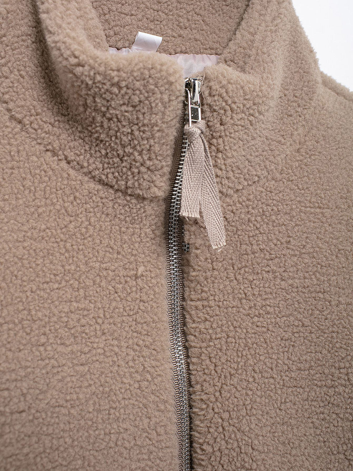 Hazel Blues® |  Turtleneck Zip Up Long Sleeve Plush Jacket