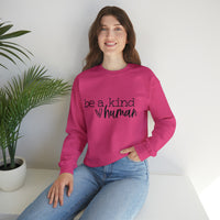 Hazel Blues® |  Be a Kind Human Crewneck Graphic Sweatshirt