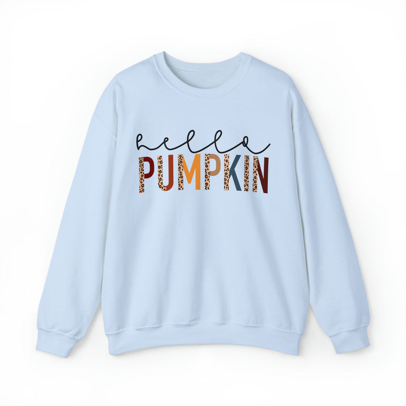 Hazel Blues® |  Hello Pumpkin Graphic Crewneck Sweatshirt