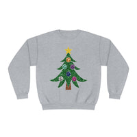 Hazel Blues® |  Glitter Christmas Tree Sweatshirt