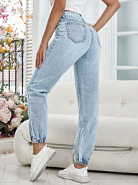 Hazel Blues® |  High Waist Jeans with Pockets