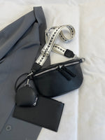 Hazel Blues® |  PU Leather Adjustable Strap Crossbody Bag with Coin Purse