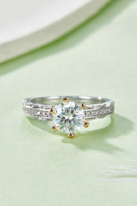 Hazel Blues® |  1 Carat Moissanite 925 Sterling Silver Ring