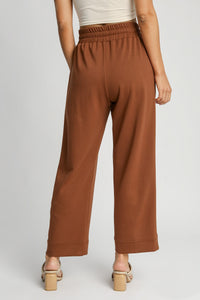 Hazel Blues® |  Umgee Drawstring Wide Leg Pants with Pockets