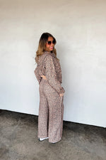 Hazel Blues® | Floral & Cheetah Easy Does it Pullover
