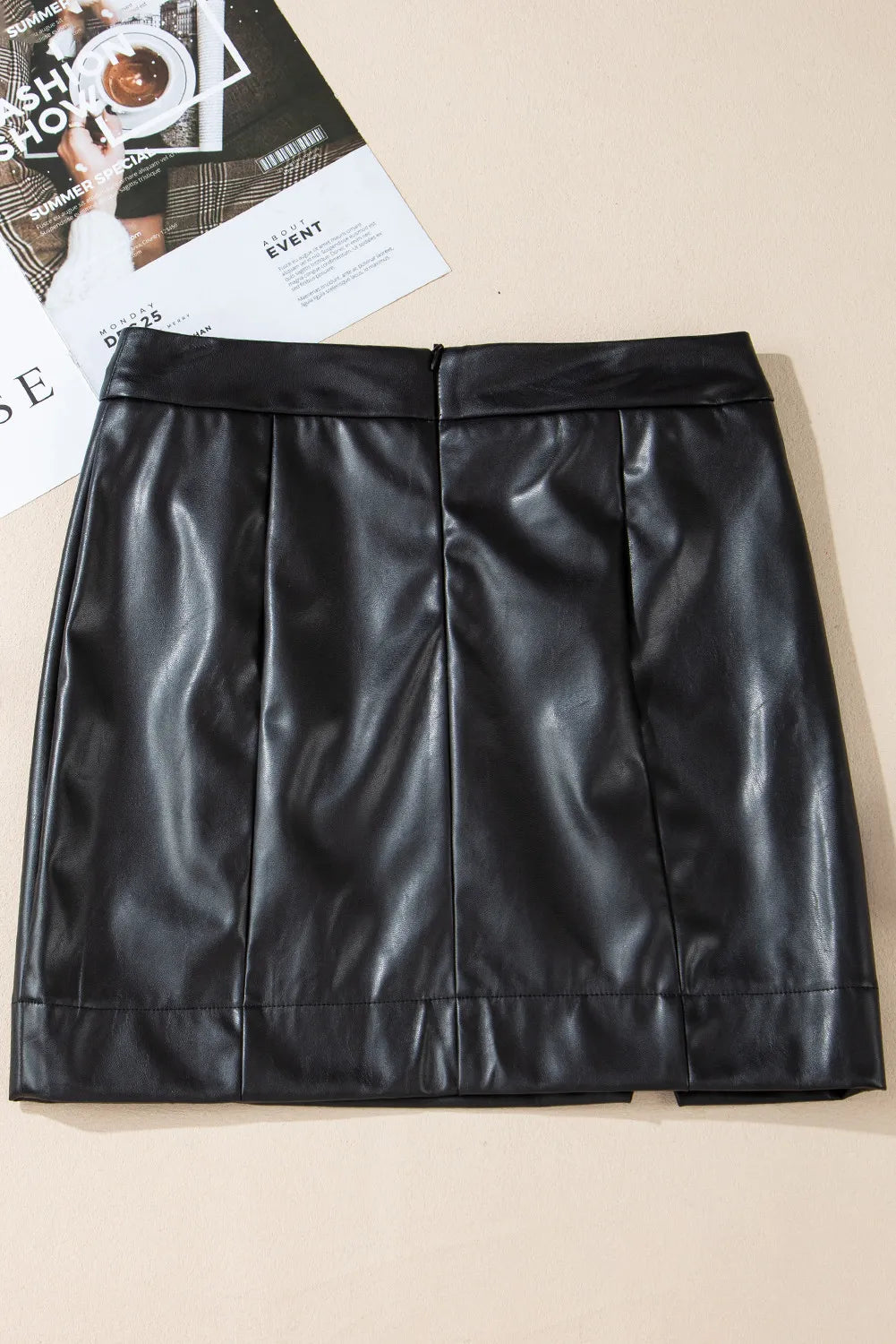 Hazel Blues® |  PU Leather Mini Skirt