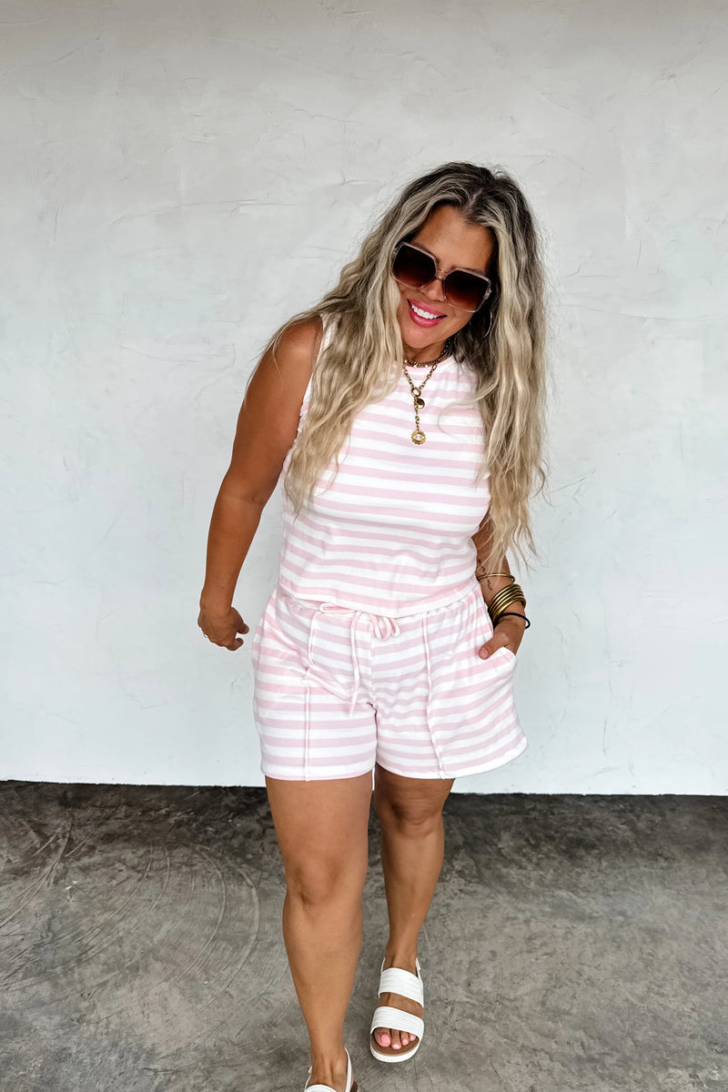 Hazel Blues® |  PREORDER: Haven Stripe Shorts