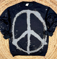 Hazel Blues® |  PREORDER: Grafitti Peace Sweatshirt in Two Colors