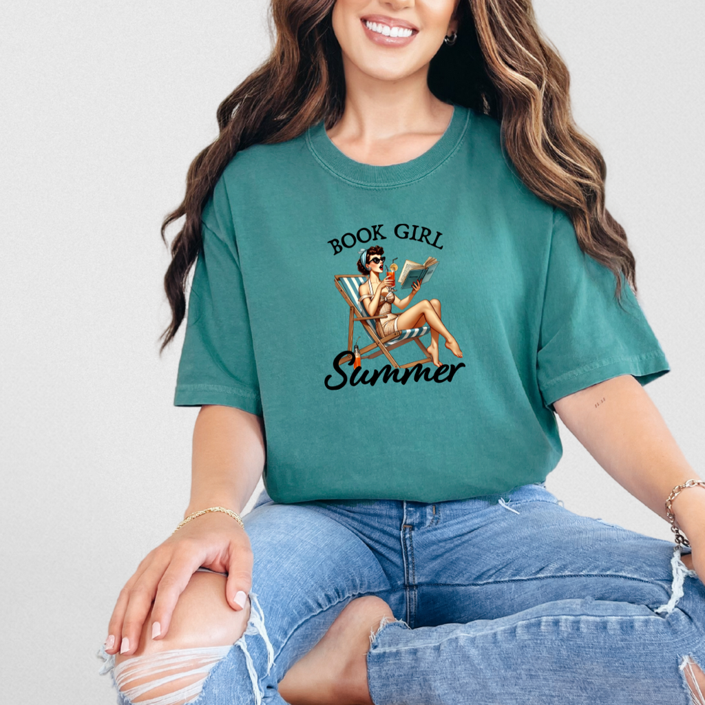 Hazel Blues® |  Book Girl Summer Graphic Tee