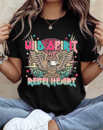Hazel Blues® |  Wild Spirit Rebel Heart Graphic Tee