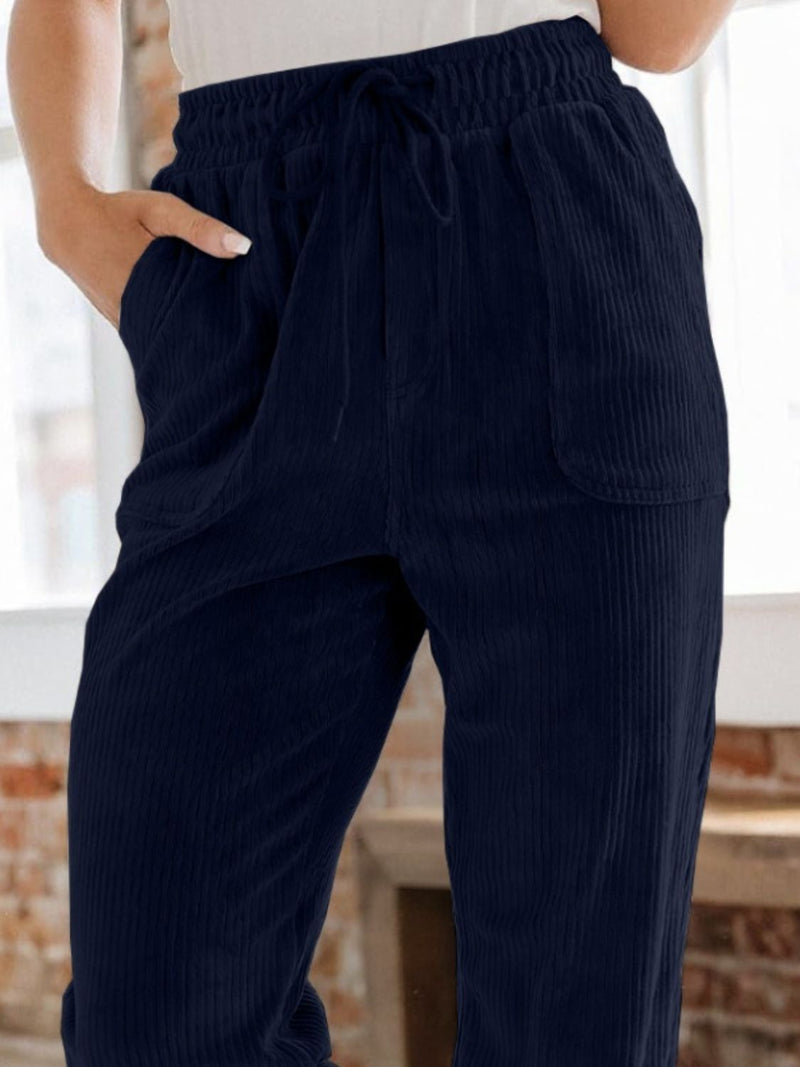 Hazel Blues® |  Drawstring Pants with Pockets