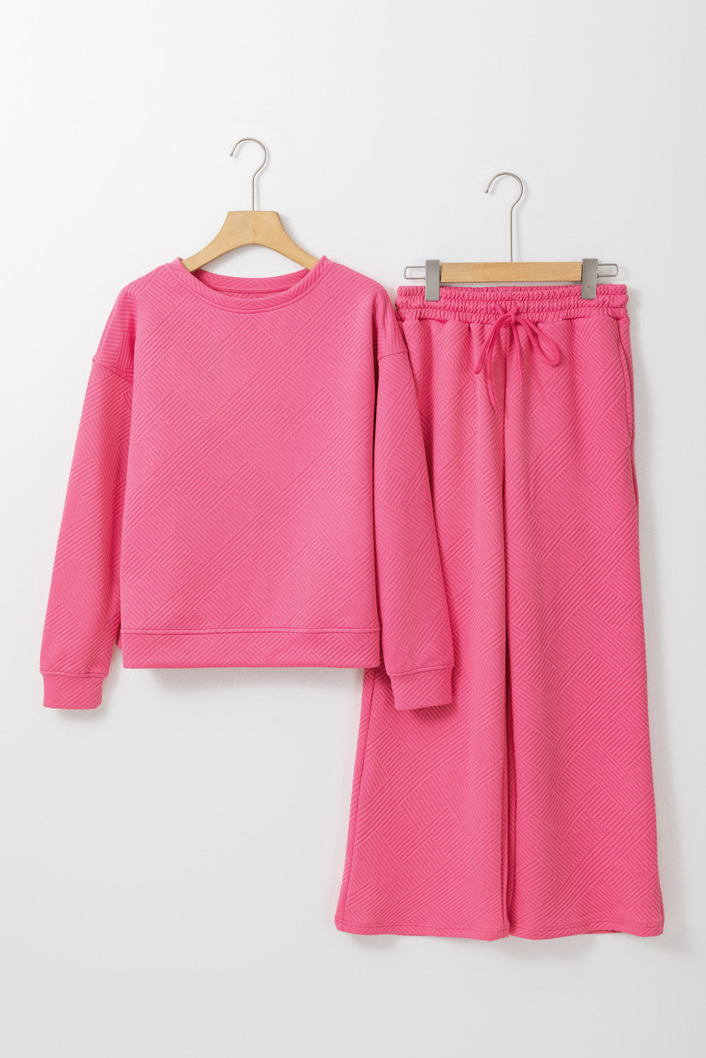 Cloud Nine Textured Relaxed Pants Set