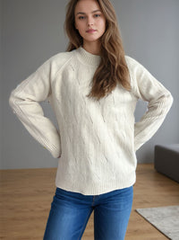 Hazel Blues® |  Mock Neck Long Sleeve Sweater