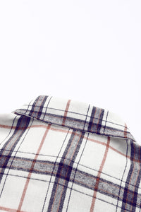 Hazel Blues® |  Plaid Button Up Long Sleeve Shacket